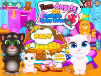 Игра Кот Том и кошка Анжела